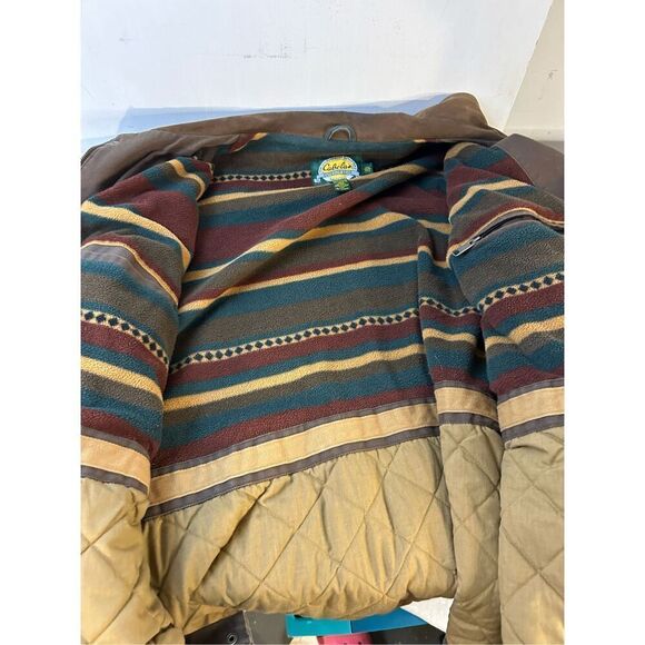 Cabela men’s 2xl blanket lined coat cargo pockets blanket lined rn#56835 - Picture 5 of 9